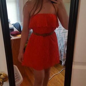 Red-Orange Dress